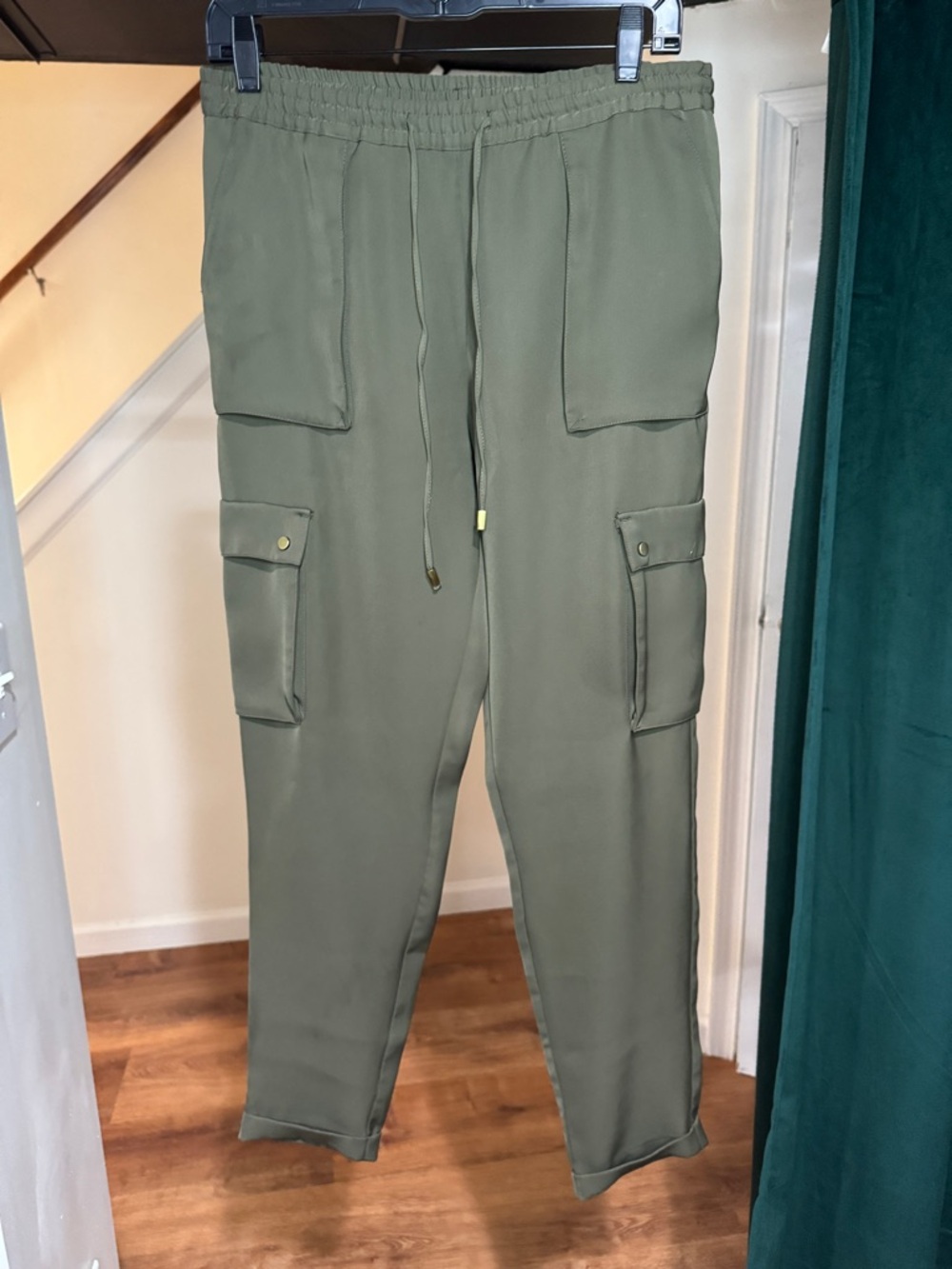 H&M Olive Green Cargo Jogger Pants